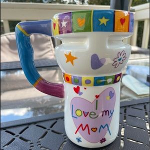 SPOONTIQUES I LOVE MOM TRAVEL MUG